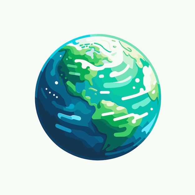 ベクトル cartoon earth vector illustration generated ai