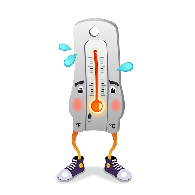 Cartoon Environmental Thermometer