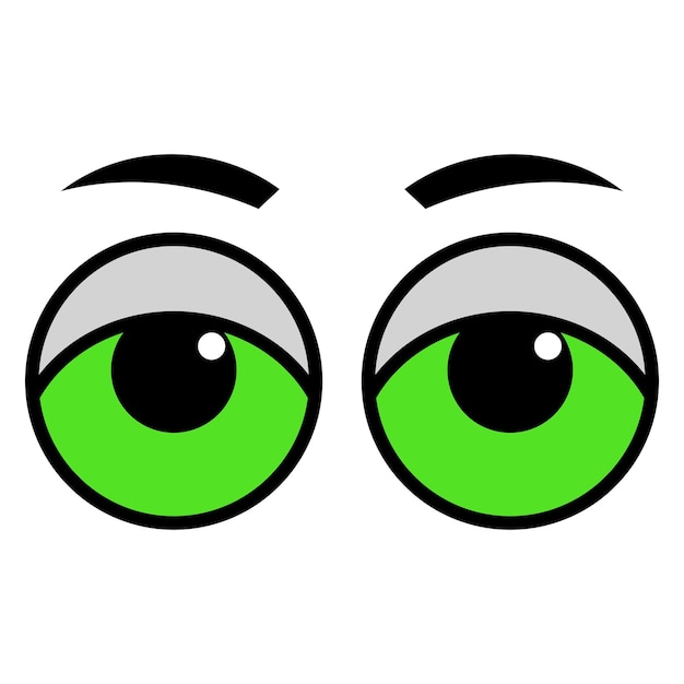 Cartoon eyes icon design illustration design