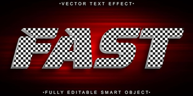 Cartoon fast food vector fully editable smart object effect testo