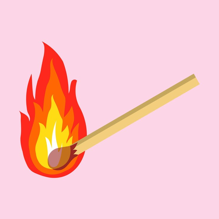 cartoon fire