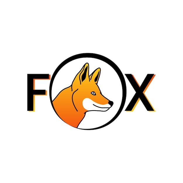 会社の漫画 Fox ロゴ