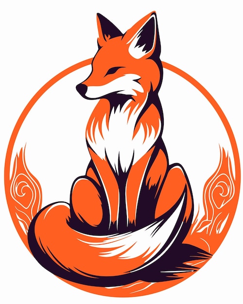 cartoon fox logo