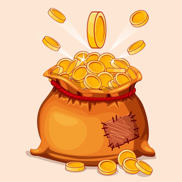 ゴールドコインの漫画フルバッグ