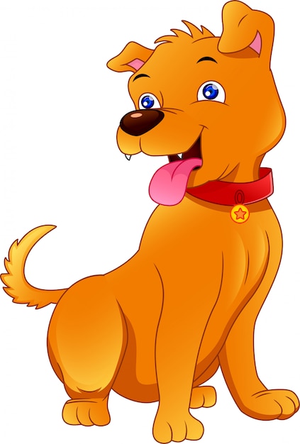 Cartoon funny dog