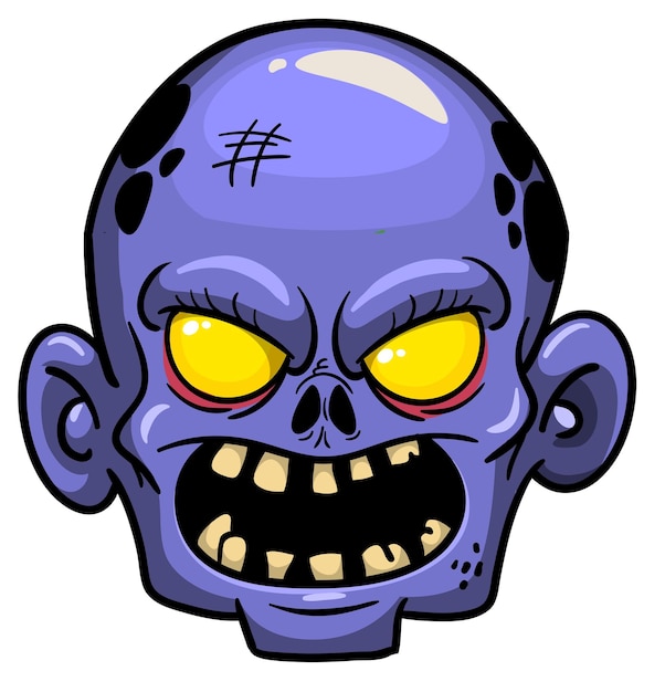 Scary Funny Vector Design Images, Funny Scary Face, Jpeg, Funny, Scary PNG  Image For Free Download