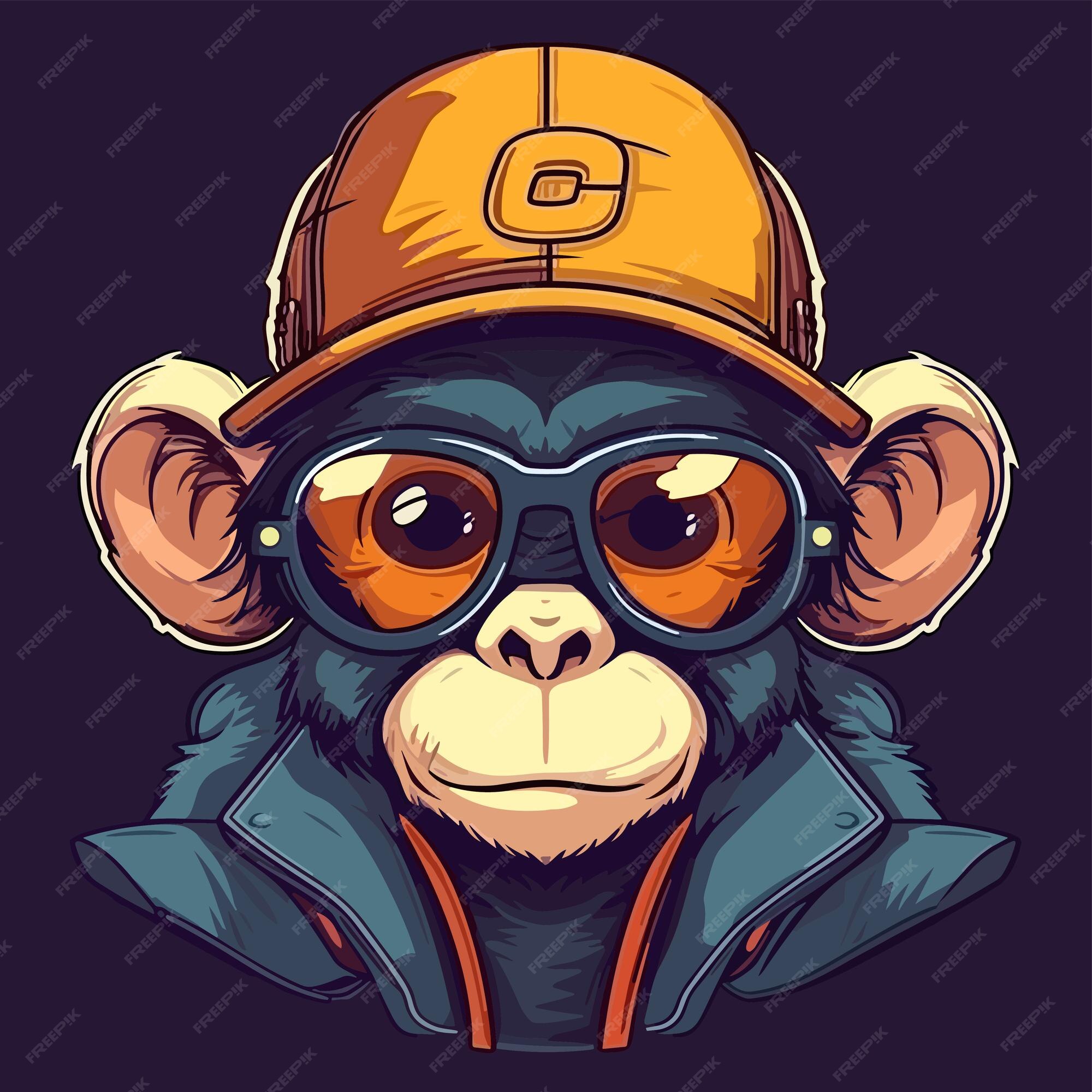 funny cartoon monkey