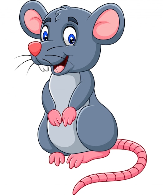 Cartoon funny mouse