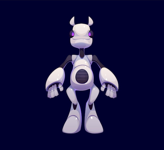 カートゥーン・フューチャリスト・ロボット・キャラクター・デジタル・マスコット