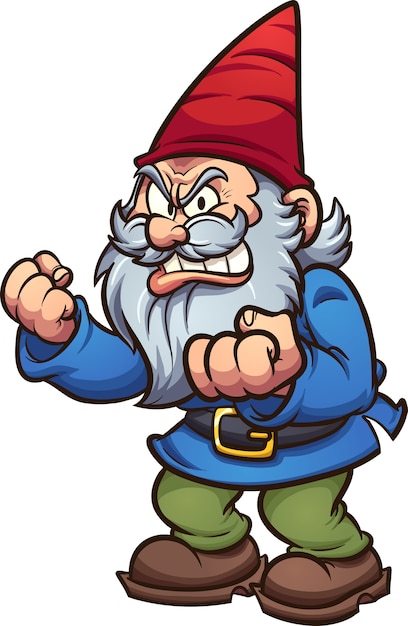 Vector cartoon gnome