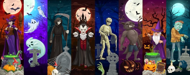 Crazy cartoon X-over Halloween special: Vampires by l0lm4tt on