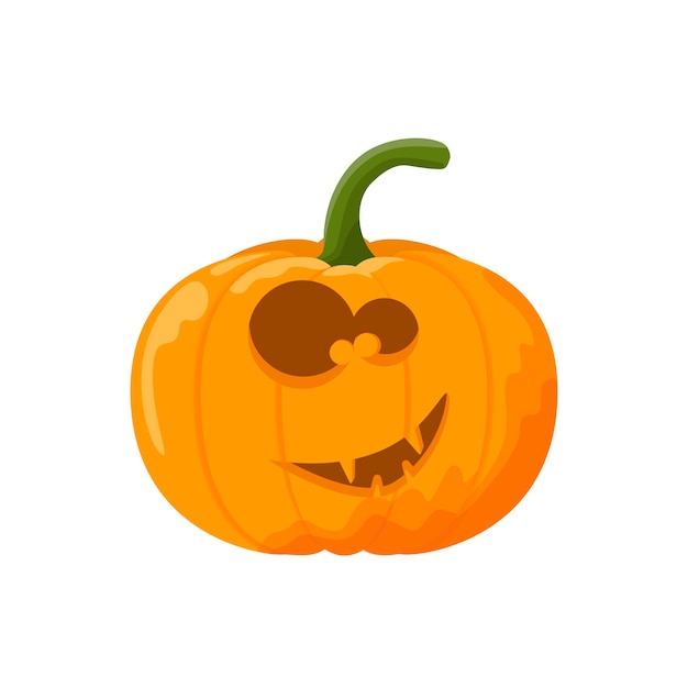 Cartoon halloween pumpkin