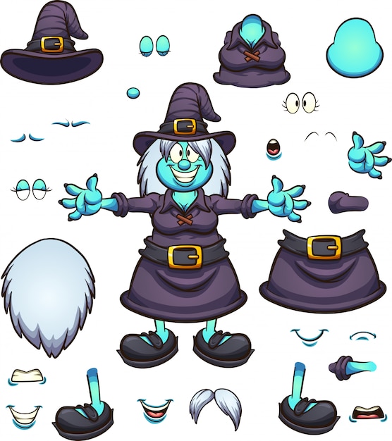 Cartoon heks