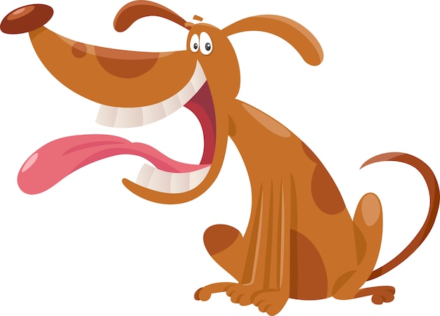 Vector cartoon hond cartoon afbeelding