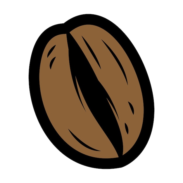Vector cartoon illustration of coffee beans robusta arabica cappuccino mocha espresso latte chocolat