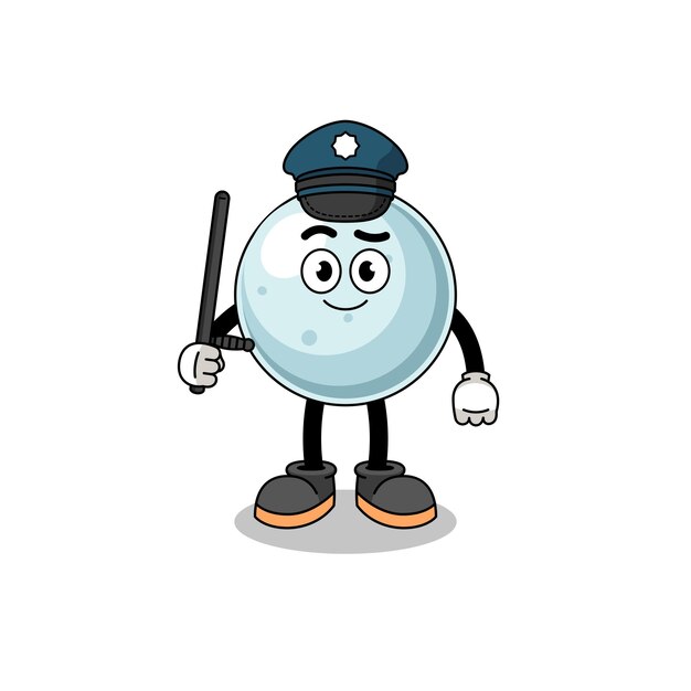 Мультфильм о полиции с серебряным шаром