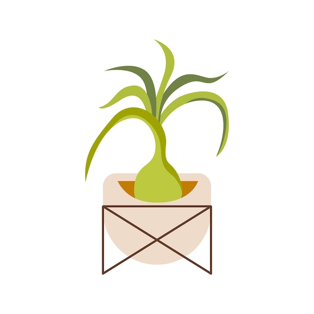 A cartoon image of a plant in a mailbox