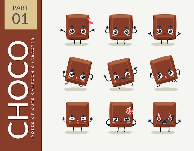 Premium Vector Cartoon Images Of Chocolate Set