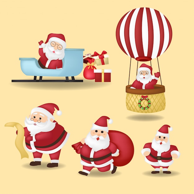 Cartoon kerst illustraties