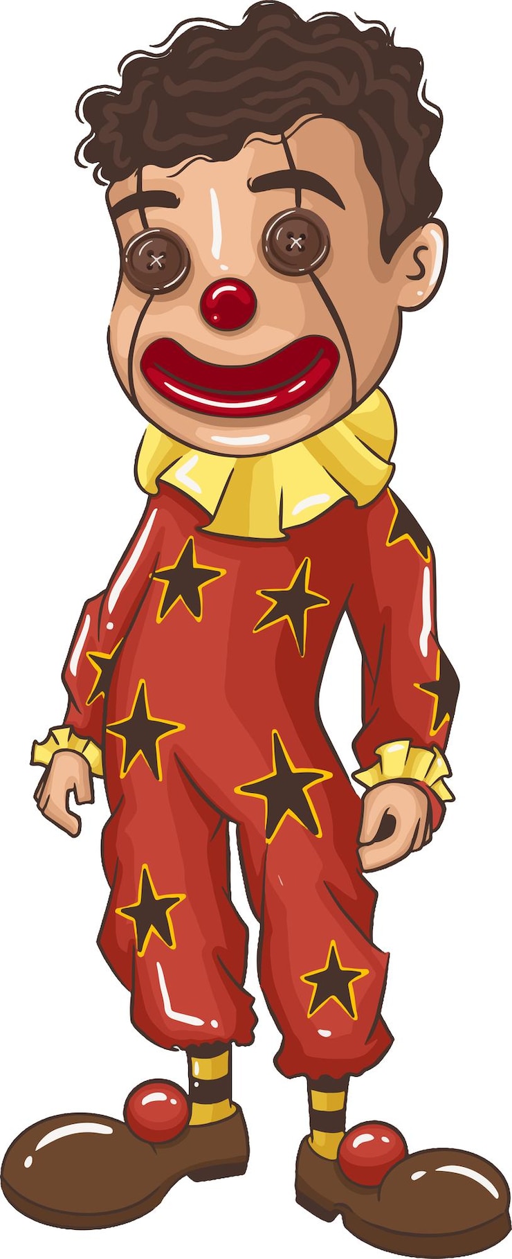 Vector cartoon kids in halloween costumes great for party decoration halloween cartoon style