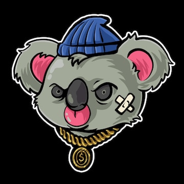 Premium Vector  Cartoon koala hype illustration