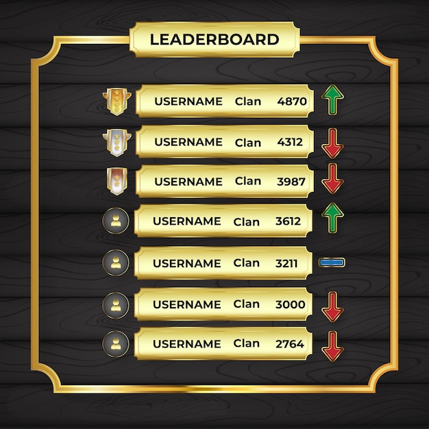 1,420 Leaderboard Template Images, Stock Photos, 3D objects, & Vectors