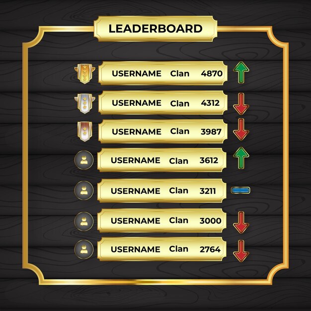 1,420 Leaderboard Template Images, Stock Photos, 3D objects, & Vectors