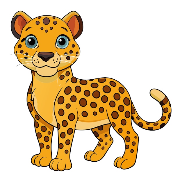 Cartoon Leopard vector