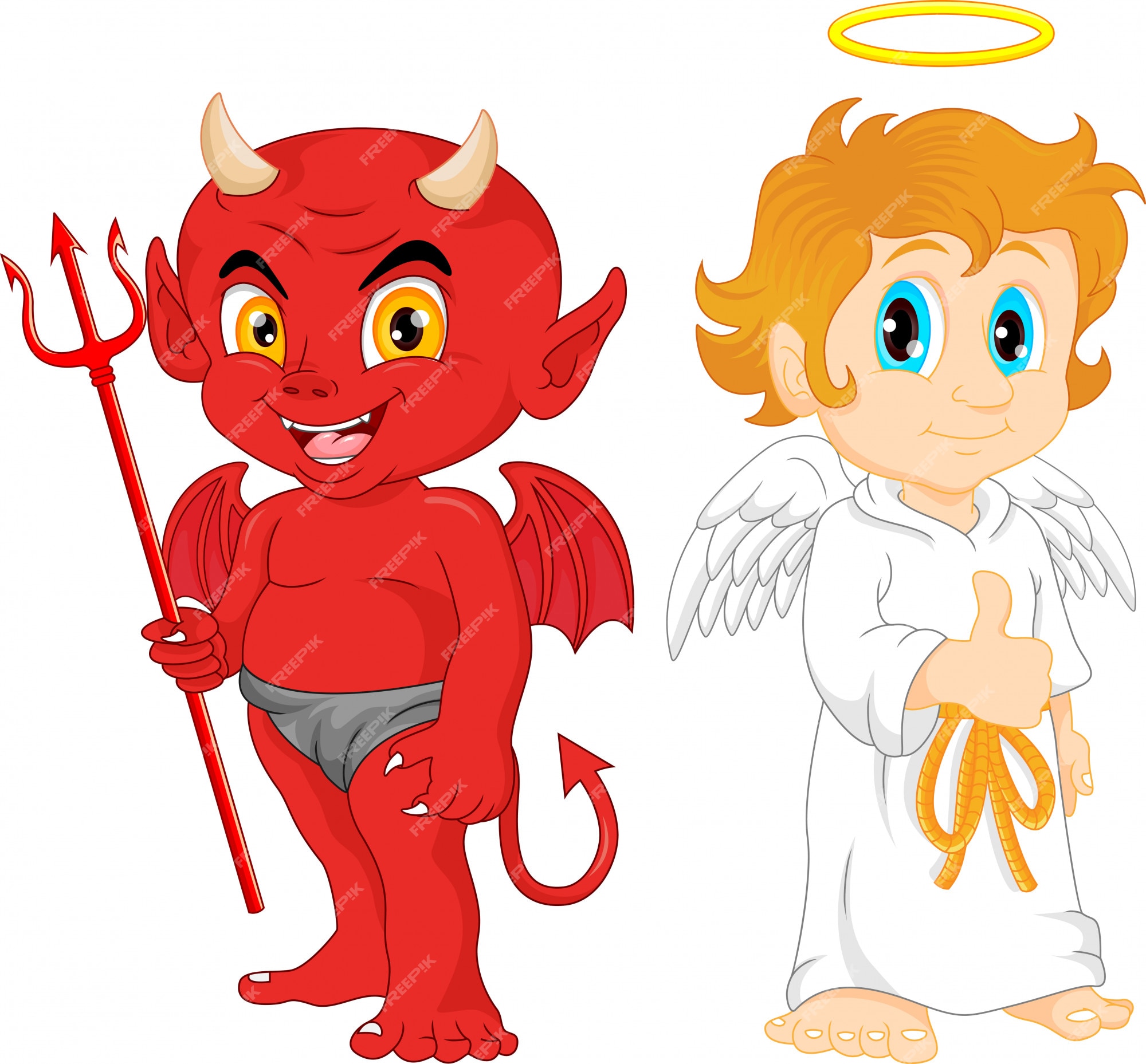 devilish angel clipart