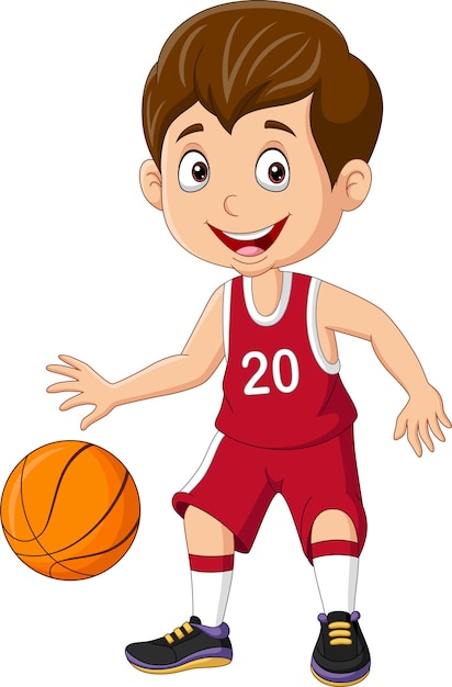 Animated Picture Of Kids Playing Basketball Stock Illustration - Download  Image Now - Basketball - Ball, Basketball - Sport, Cartoon - iStock