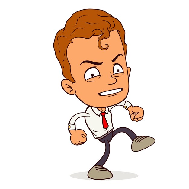 a cartoon man with a shirt that says quot angry quot