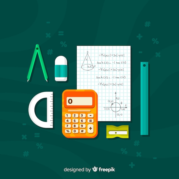 Priorità bassa di concetto di matematica del fumetto