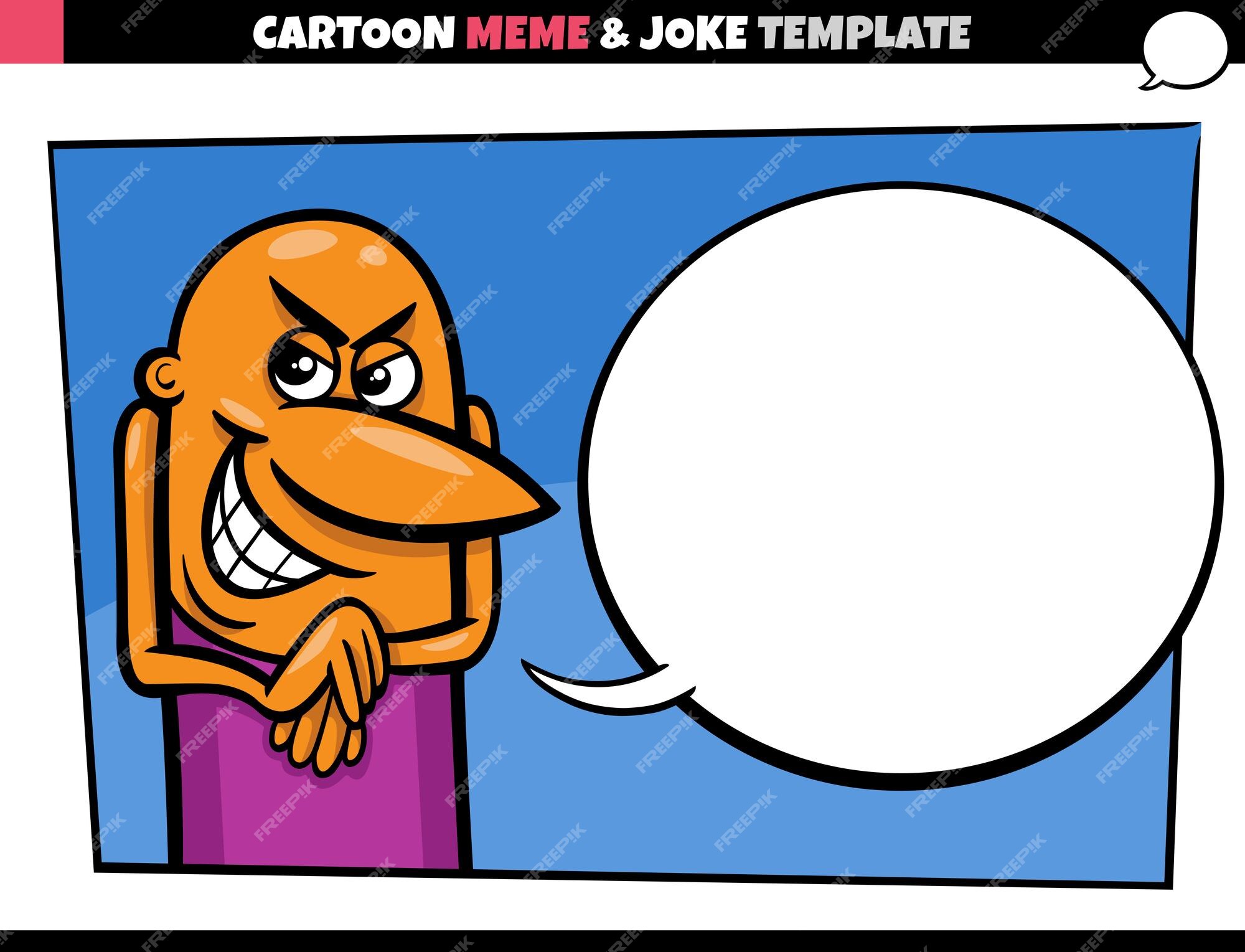 Reaction Meme Comic Template Stock Vector - Illustration of