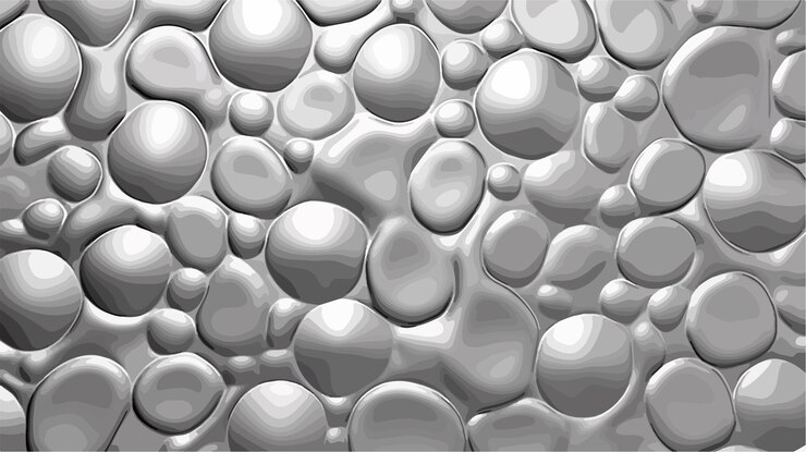 Vector cartoon metal texture vector illustration isolated