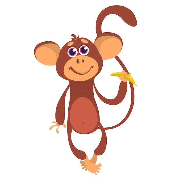 Cartoon monkey illustration