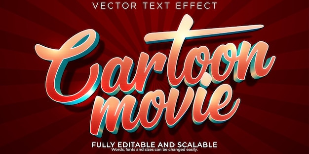 Cartoon movie text effect editable comic and pop art text stylex9