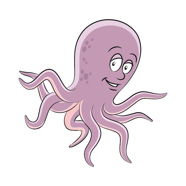 Cartoon Octopus