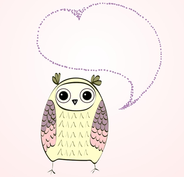 Cartoon owl