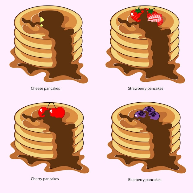 Cartoon pancakes