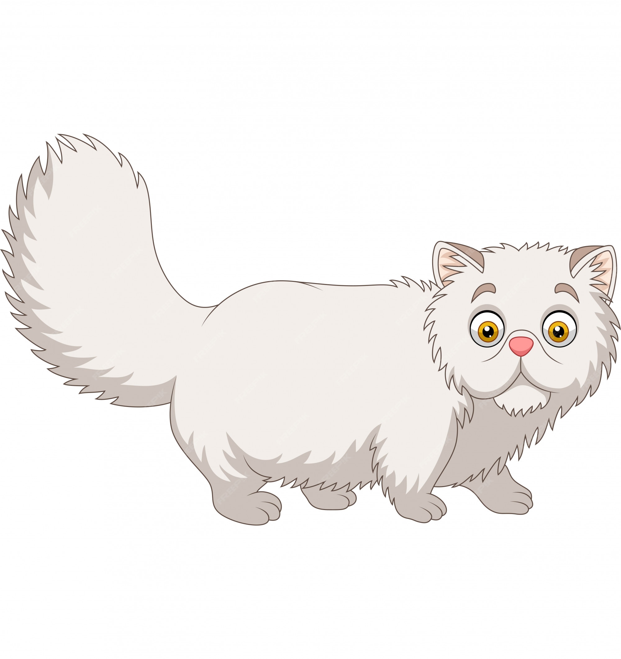Персидский кот мультяшный
