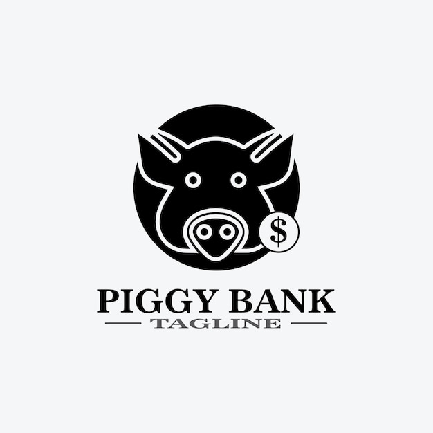 Cartoon pig Design illustration