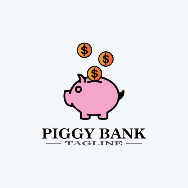 Cartoon pig Design illustration