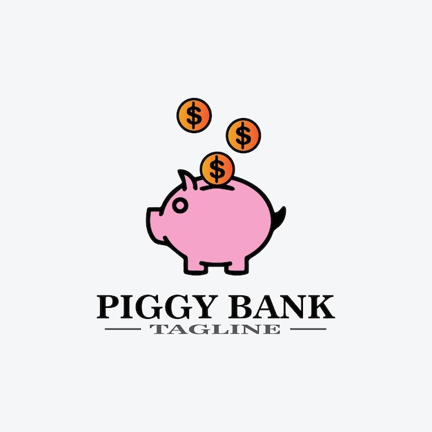 Cartoon pig Design illustration