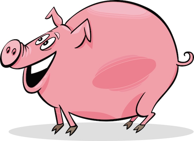 漫画の豚