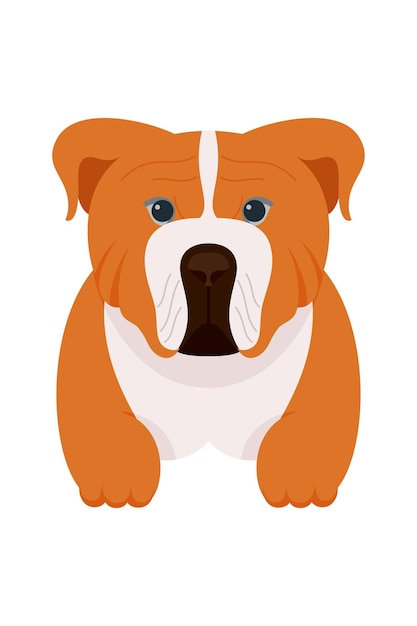 Cartoon puppy hondenrassen huisdieren schattige karakters Plat ontwerp van schattige honden en puppy's vector illustra