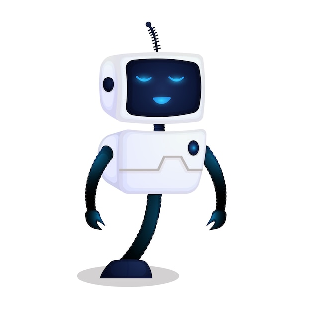 Cartoon robot illustratie