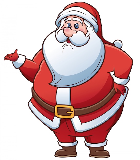 Cartoon Santa Claus