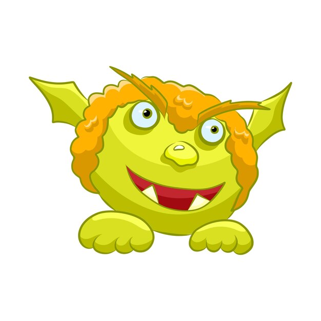 Cartoon schattig monster