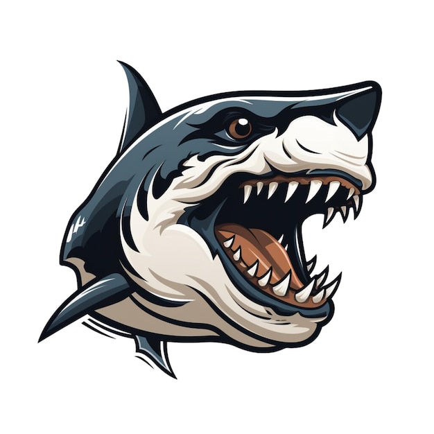 Cartoon shark vector design