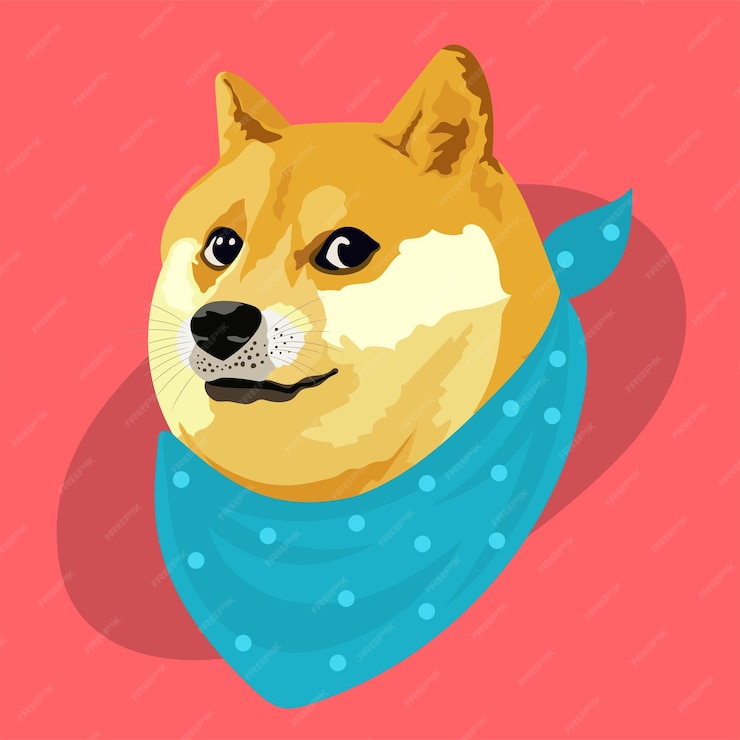 Premium Vector | Cartoon shiba inu dog